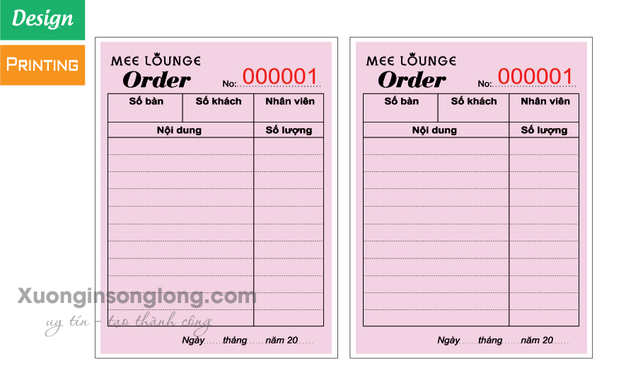 IN ORDER NHÀ HÀNG MEE LOUNGE