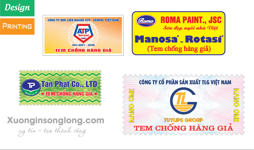 MẪU TEM BẢO HÀNH HÃNG SƠN